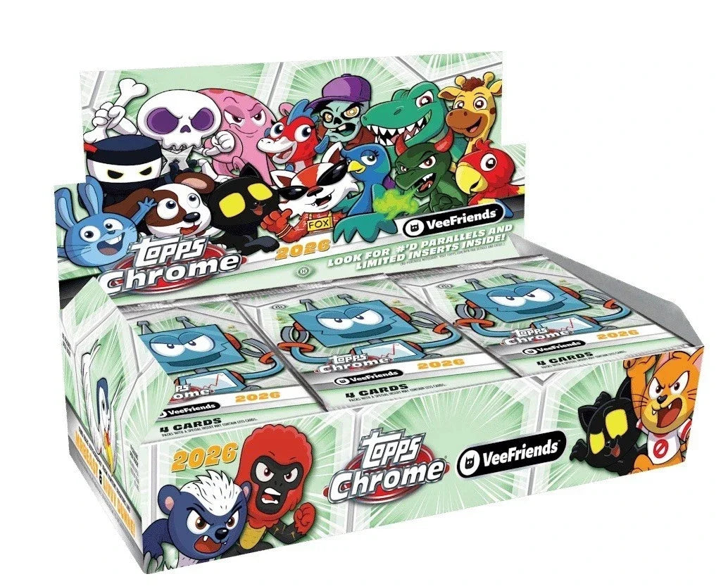 2026 Topps Chrome VeeFriends Hobby Box 12 Box Case