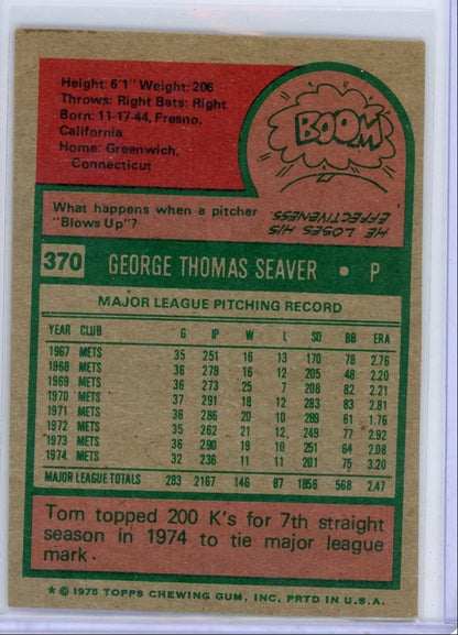 Tom Seaver 1975 Topps #370