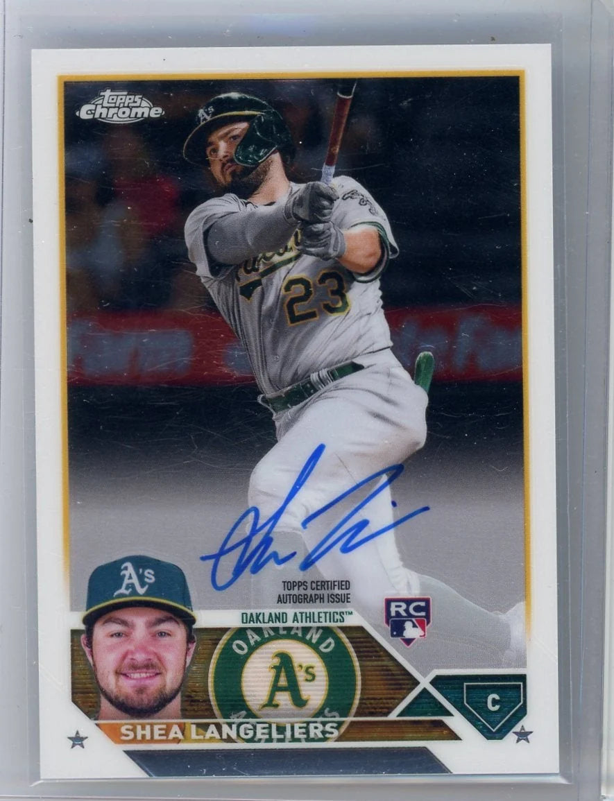 Shea Langeliers 2023 Topps Chrome Auto RC