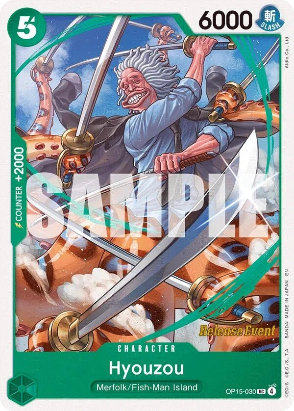 Hyouzou (OP15-030) (Adventure on Kami's Island Release Event Cards) (OP15 RE)