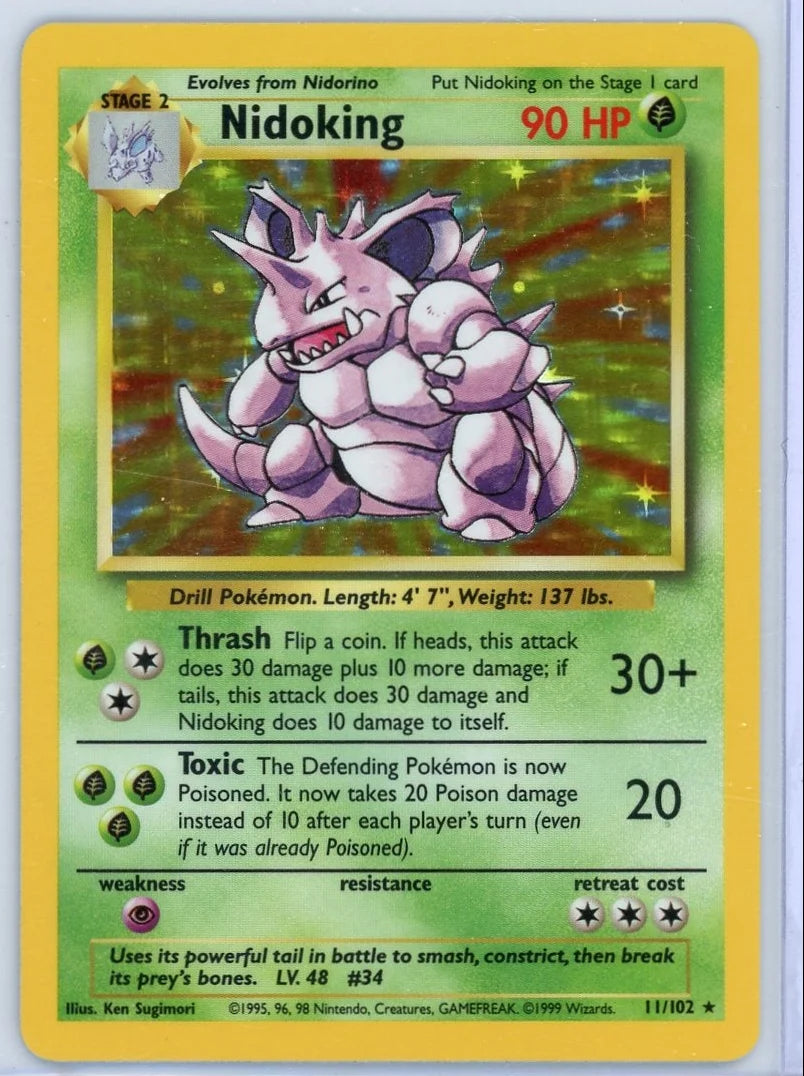 Poliwrath Pokémon Base Set Holo #13/102