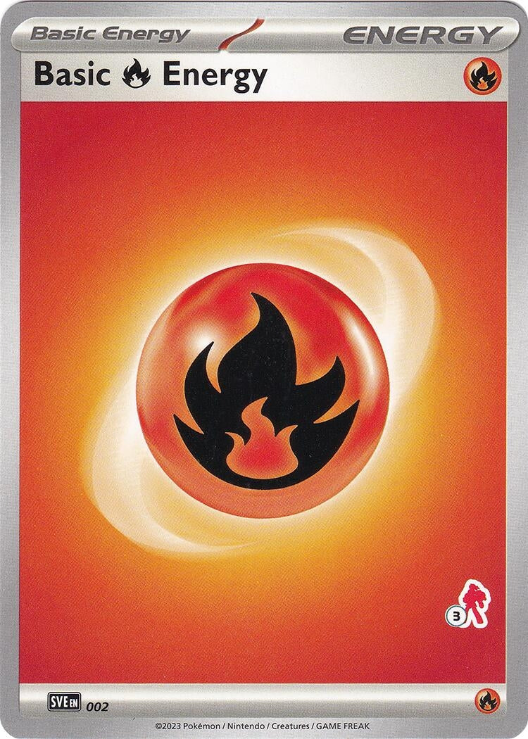 Basic Fire Energy - Armarouge 3 (002) (Battle Academy 2024) (BA24)