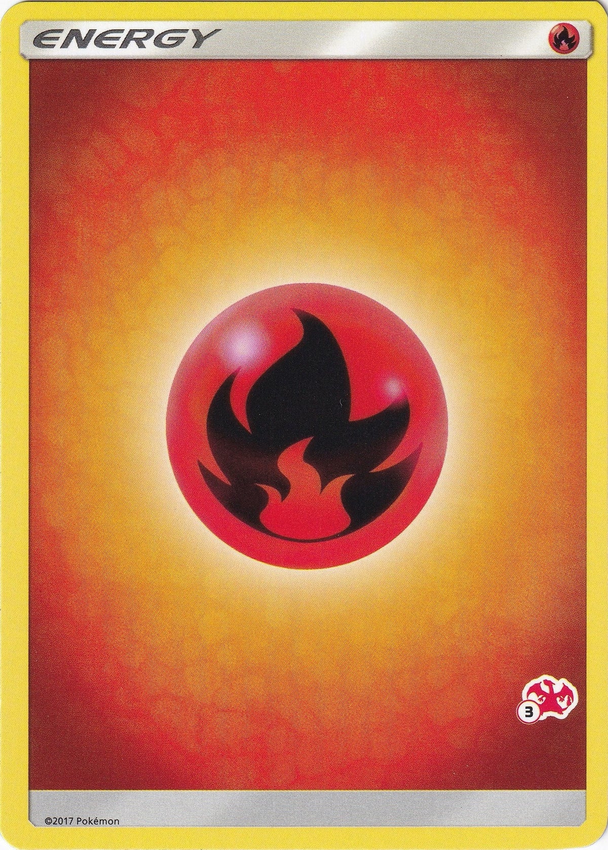 Fire Energy (#3 Charizard Stamped) (Battle Academy) (BTA)