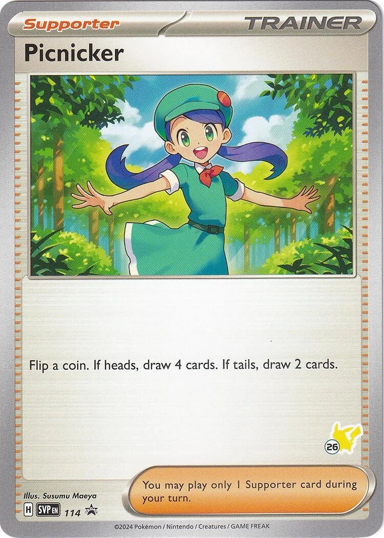 Picnicker - Pikachu 26 (114) (Battle Academy 2024) (BA24)