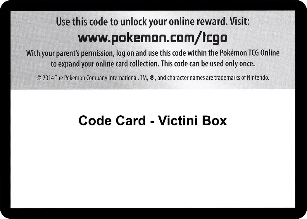 Code Card - Victini Box (Black and White) (BLW)