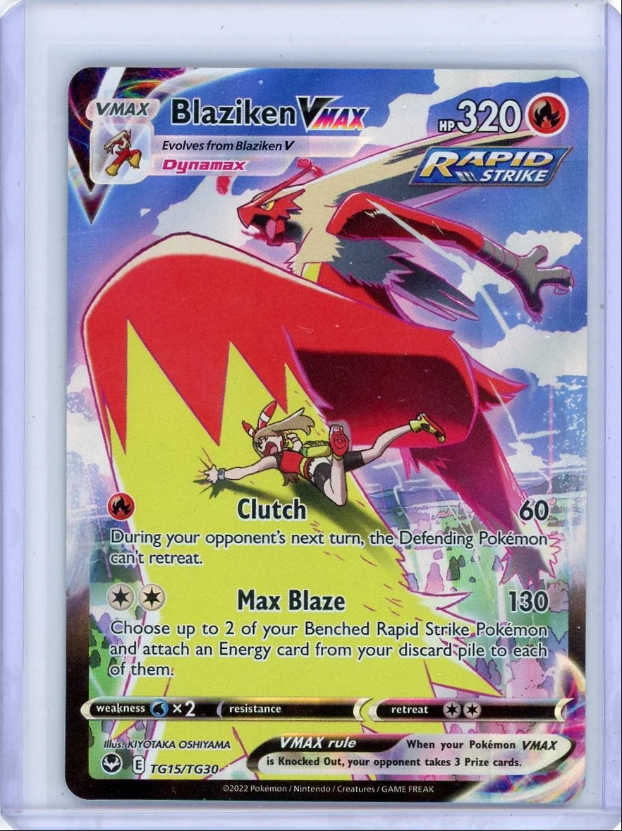Blaziken Vmax Pokémon Silver Tempest Trainer Gallery #TG15/TG30