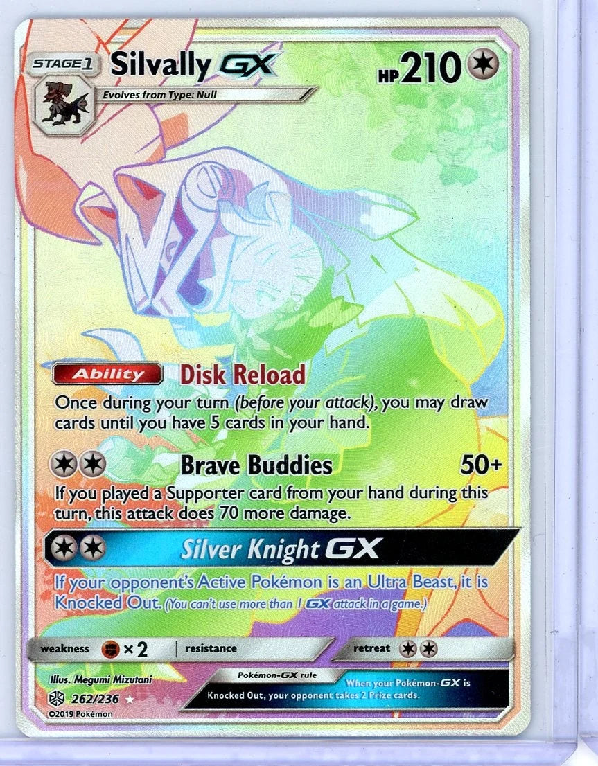 Silvally GX 2019 Pokémon Cosmic Eclipse Secret rare #262/236