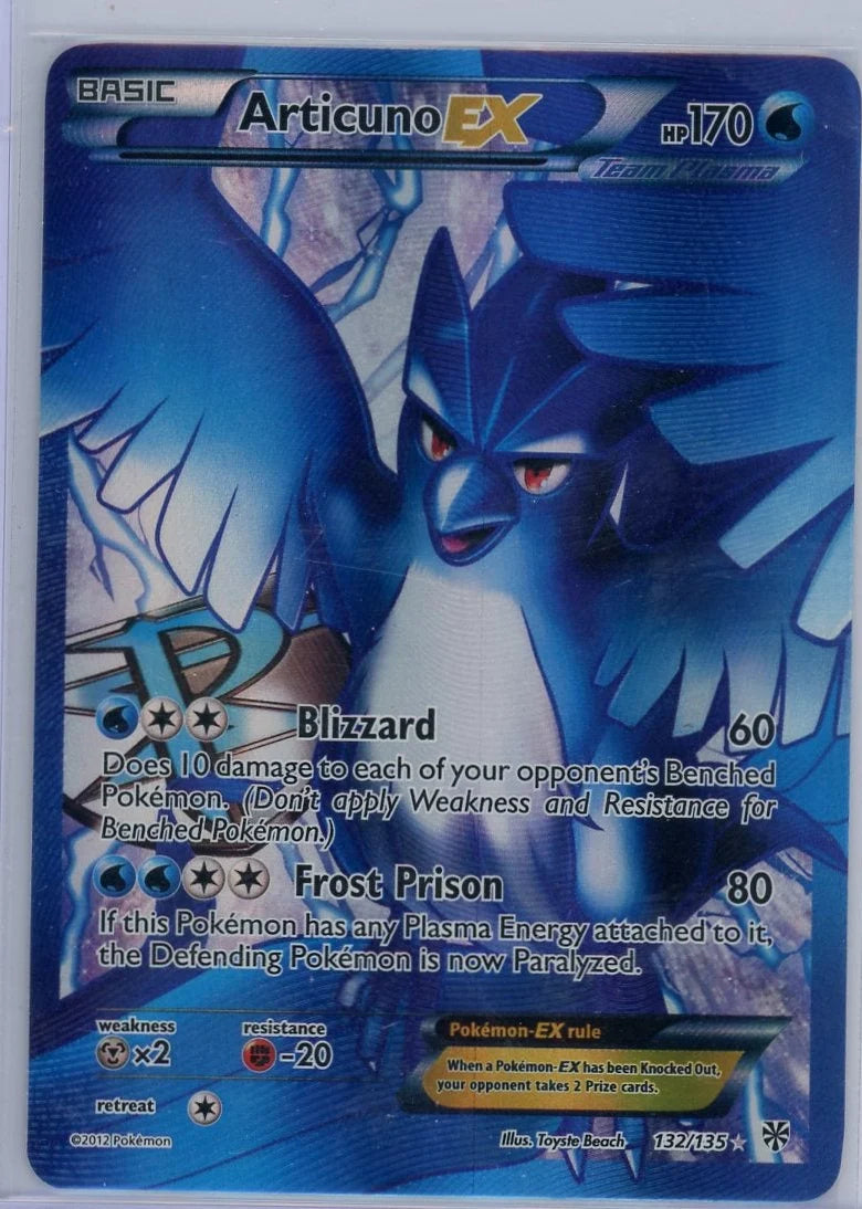 Articuno EX Pokémon XY Plasma Storm Full-Art #132/135