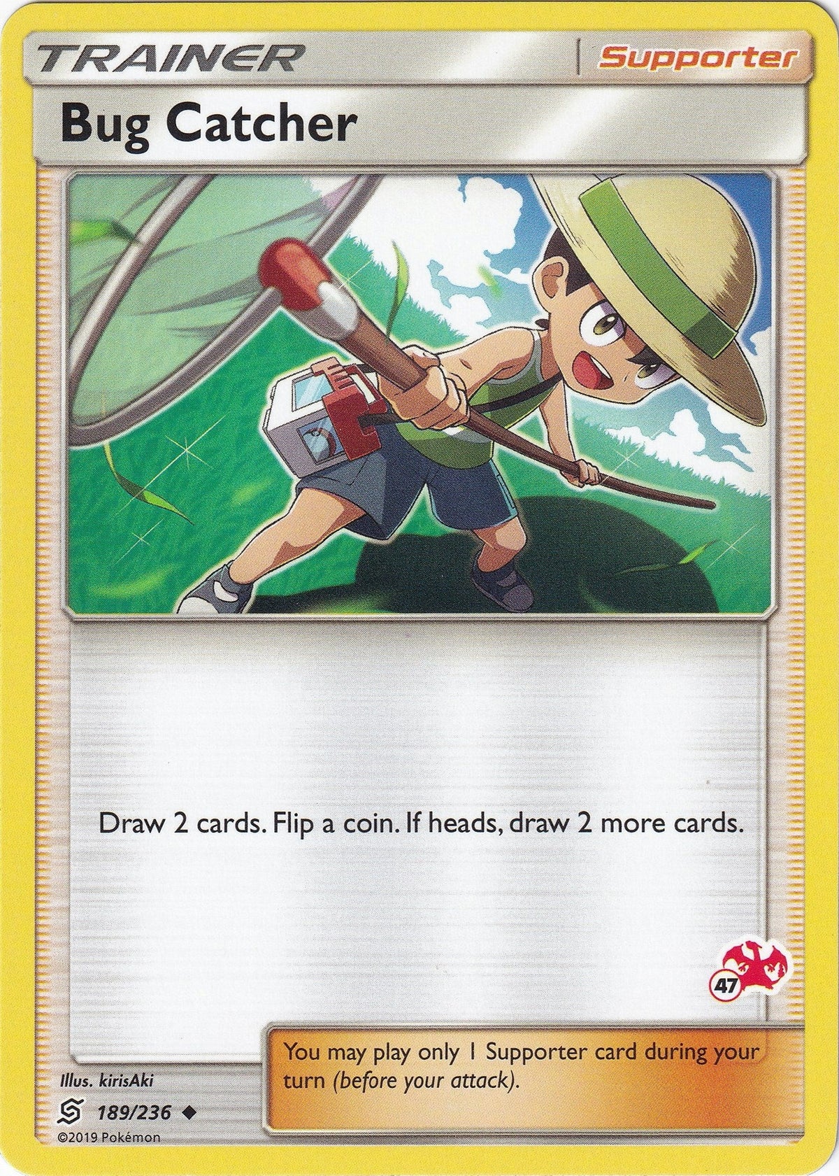 Bug Catcher - 189/236 (#47 Charizard Stamped) (189/236) (Battle Academy) (BTA)