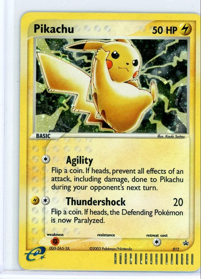 Pikachu Pokémon EX Series Collector's Tin Holo Promo #012 (DMG) #2