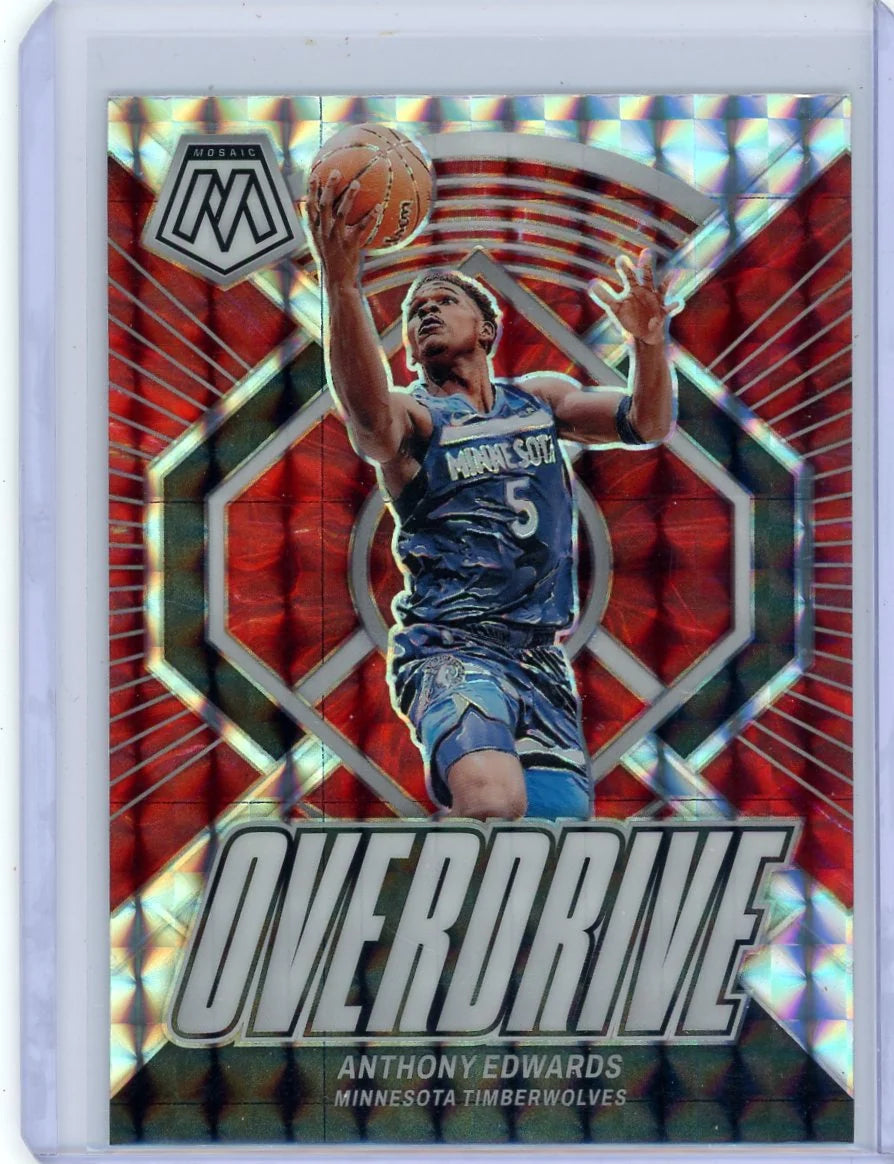 Anthony Edwards 2023-24 Panini Mosaic Overdrive