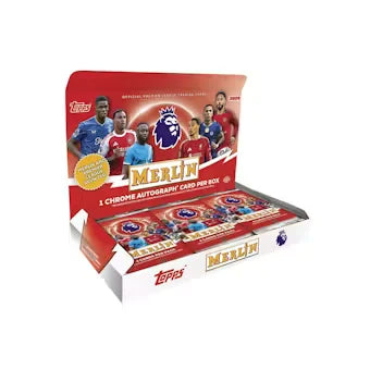 2025-26 Topps Merlin English Premier League Hobby 12 Box Case