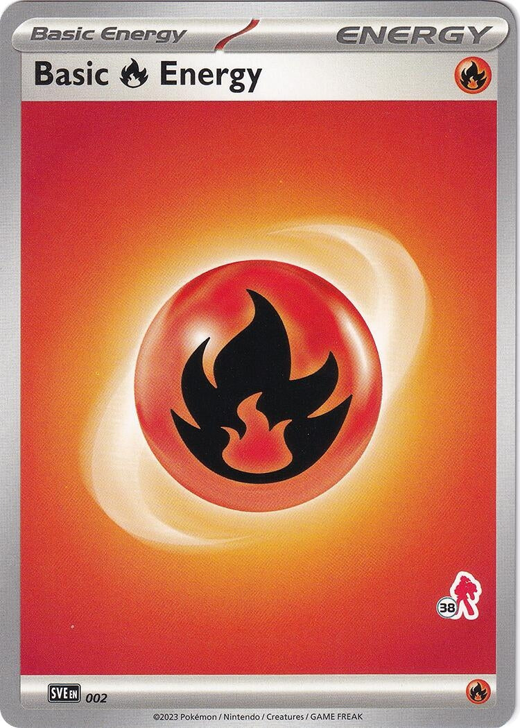 Basic Fire Energy - Armarouge 38 (002) (Battle Academy 2024) (BA24)