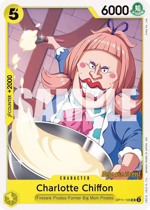 Charlotte Chiffon (OP11-105) (A Fist of Divine Speed Release Event Cards) (OP11 RE)