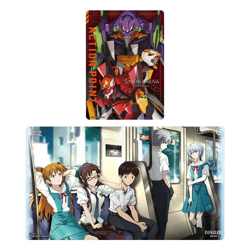 Union Arena: Evangelion: New Theatrical Edition Playmat & Action Point Cards Set