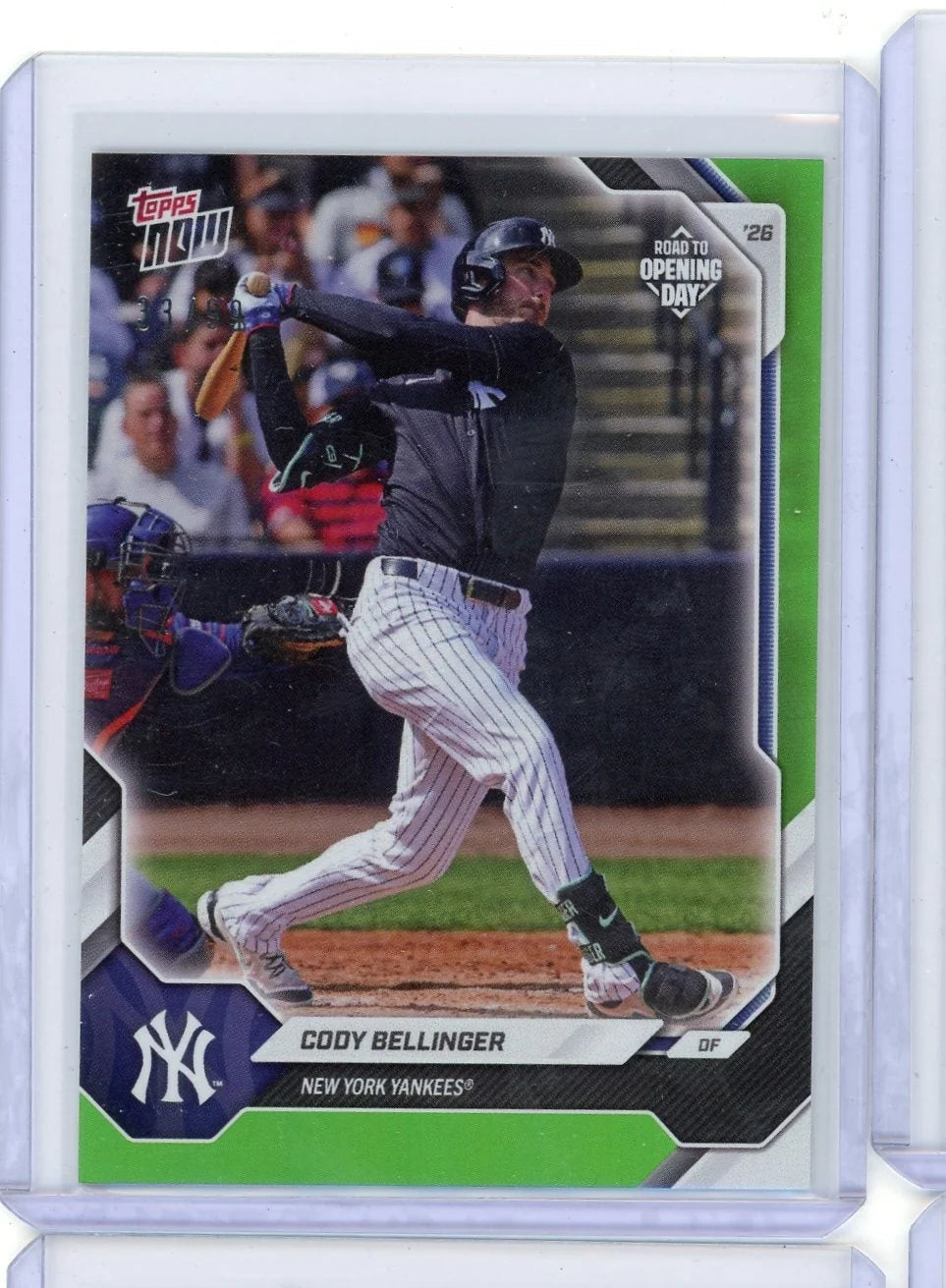 Cody Bellinger 2026 Topps Now Opening Day Green Foil #'d 33/99