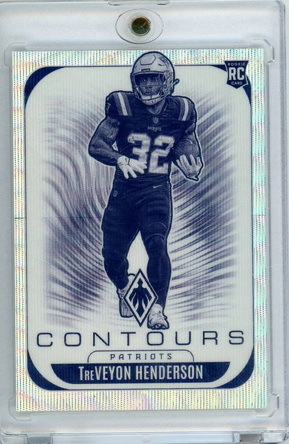 TreVeyon Henderson 2025 Panini Phoenix Contours RC #'d 276/299