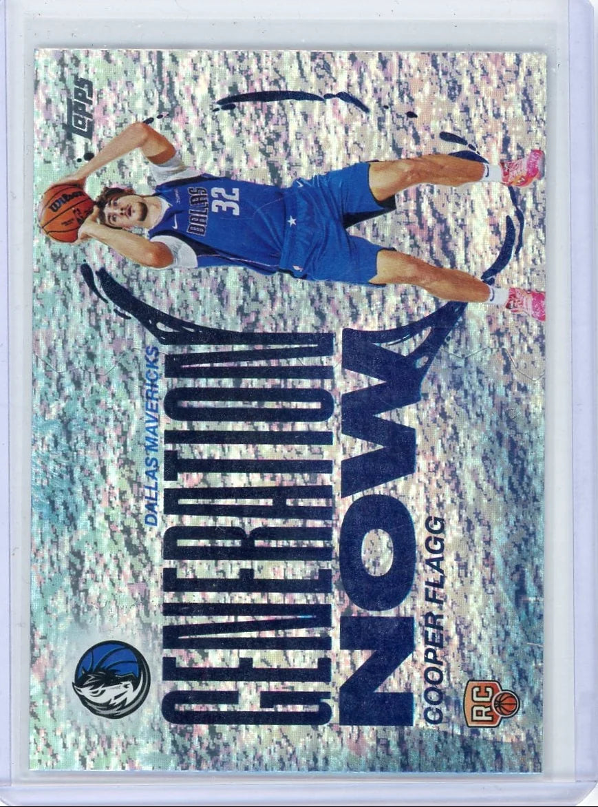Cooper Flagg 2025-26 Topps Flagship Generation Now Holo Foil RC