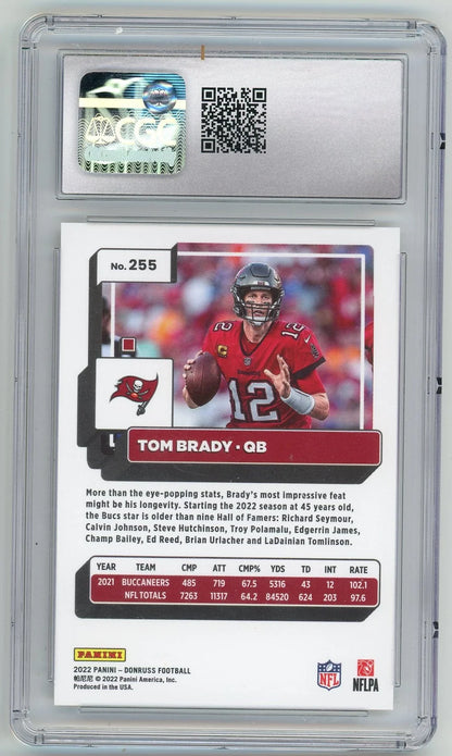Tom Brady 2022 Donruss Press Proof Premium CGC 9.5