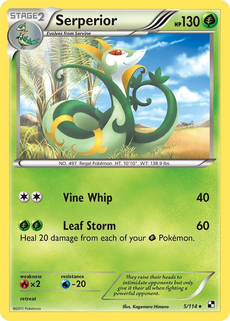 Serperior (5) (5/114) (Black and White) (BLW)