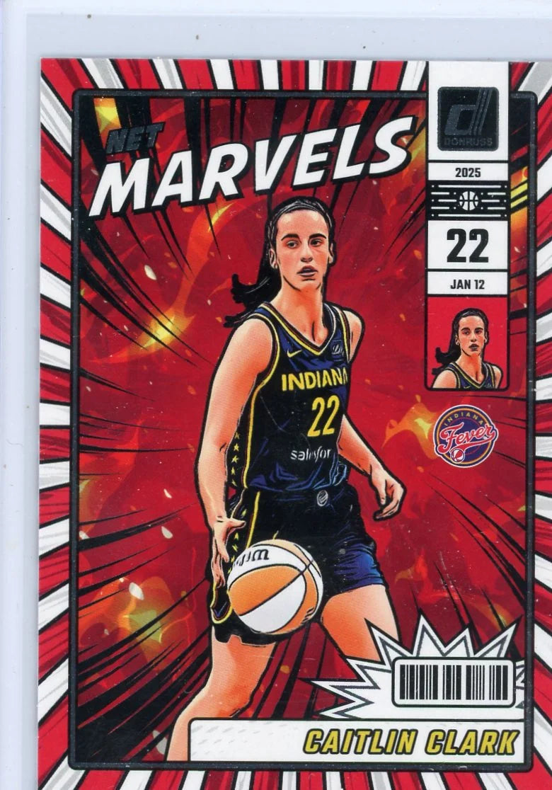 Caitlin Clark 2025 Panini Donruss Net Marvels