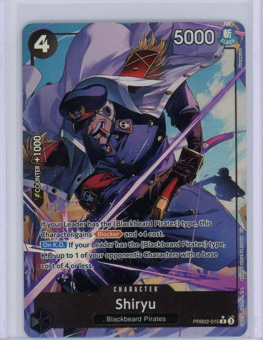 Shiryu One Piece Premium Booster The Best Rare Alt. Art #PRB02-015