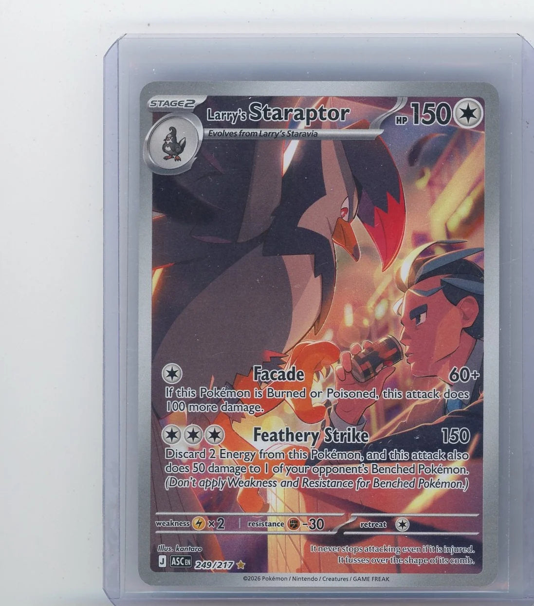 Larry's Staraptor Pokémon Ascended Heroes #249/217
