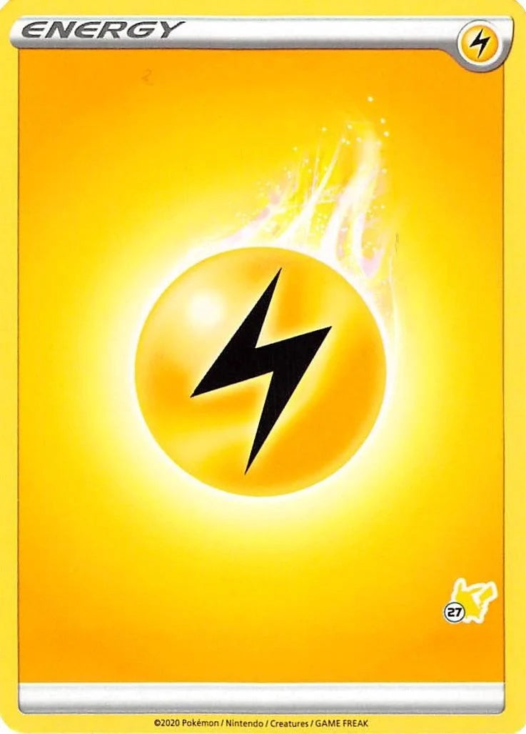 Lightning Energy (#27 Pikachu Stamped) (Battle Academy 2022) (BA22)