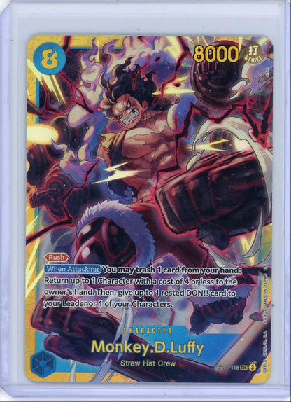 Monkey D. Luffy One Piece OP11-118 Secret Rare