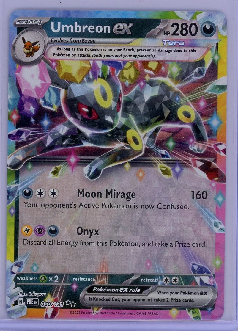 Umbreon EX Pokémon Prismatic Evolutions #060/131