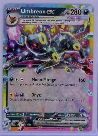 Umbreon EX Pokémon Prismatic Evolutions #060/131