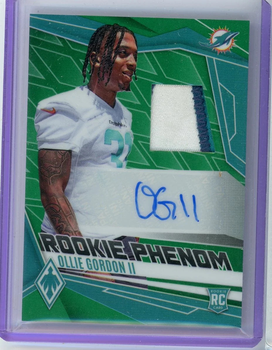 Ollie Gordon II 2025 Panini Phoenix Rookie Phenom RPA #'d 11/25