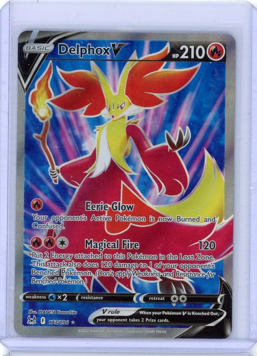 Delphox V 2022 Pokemon Lost Origin #173/196
