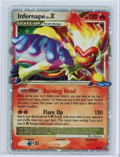 Infernape Lv. X 2007 Pokemon Diamond Pearl Black Star Promo #DP10