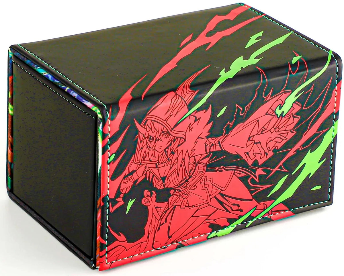 Viridian Vex Faux Leather Dicewinder Deck Box (Red Belle)