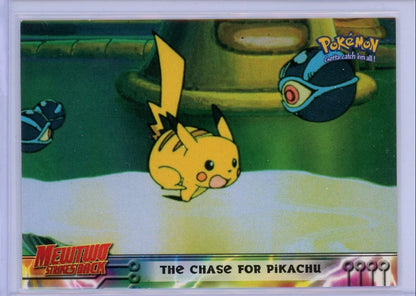 The Chase for Pikachu Pokemon Topps Mewtwo Strikes Back #28