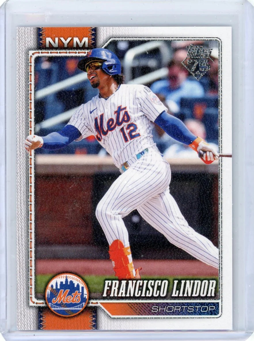 Francisco Lindor 2026 Topps Series 1 Canvas #'d 30/50