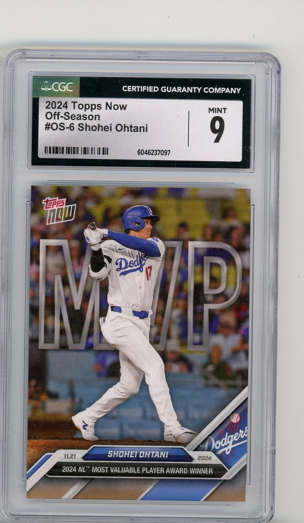 Shohei Ohtani 2024 Topps NOW #OS6 CGC 9