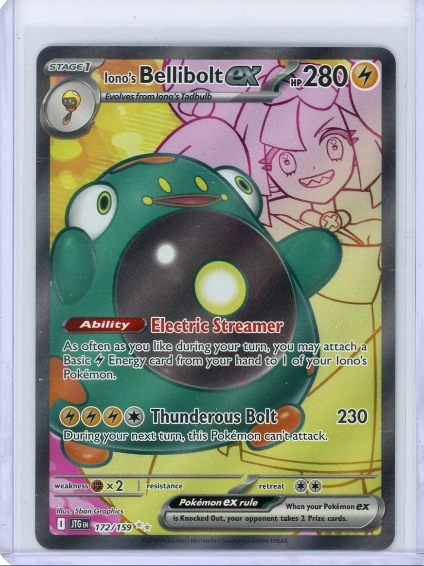 Iono's Bellibolt EX Pokémon Journey Together Illustration Rare #172/159