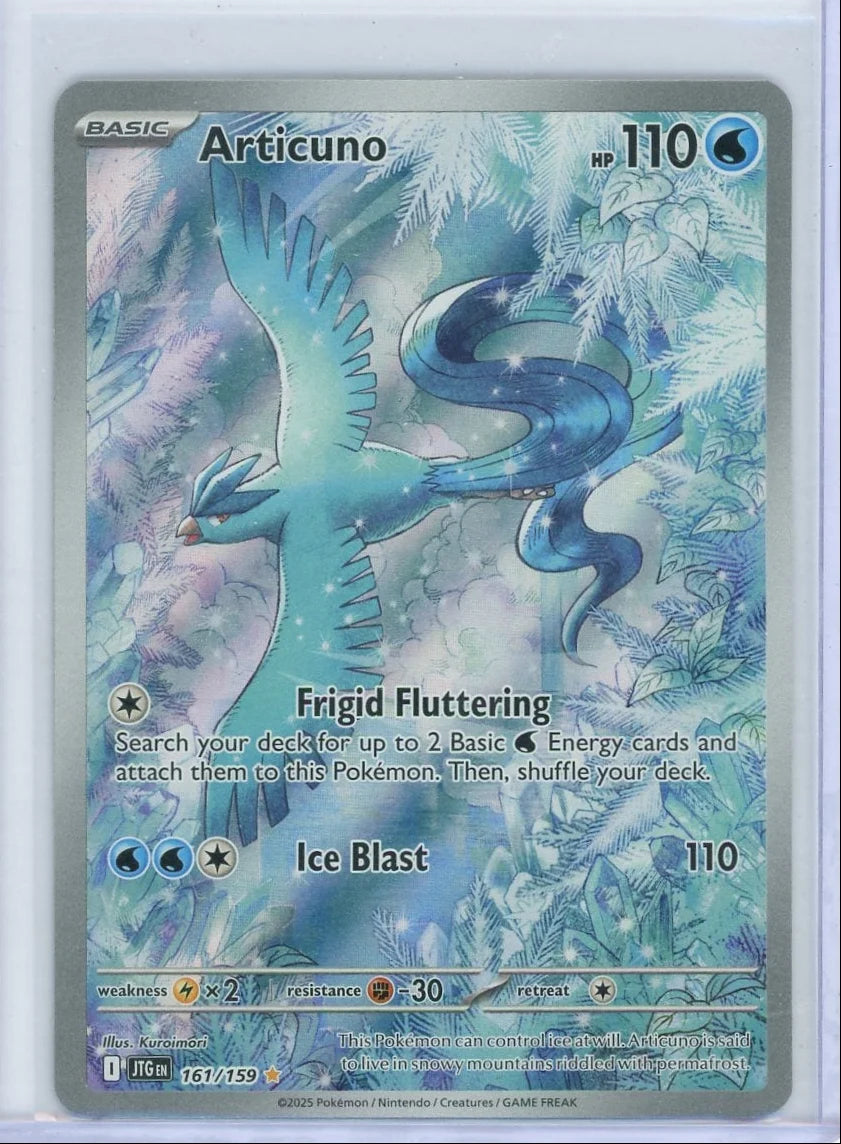 Articuno Pokémon Journey Together Illustration Rare #161/159