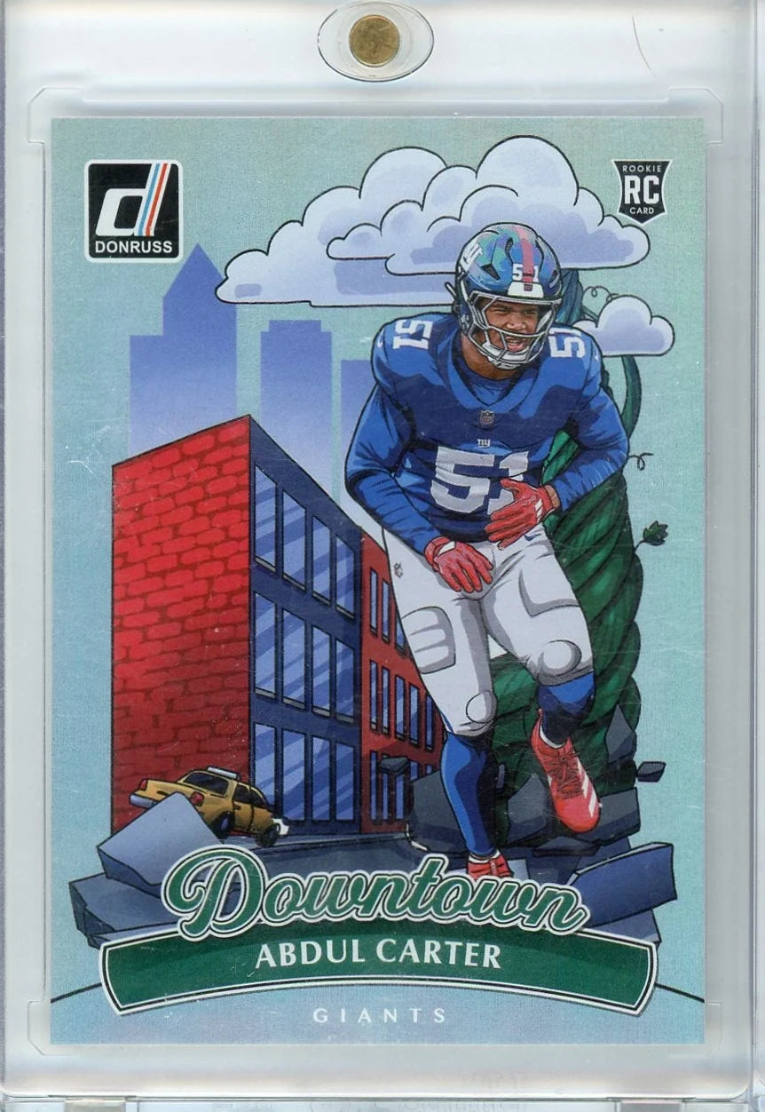 Abdul Carter 2025 Panini Donruss Downtown rookie card