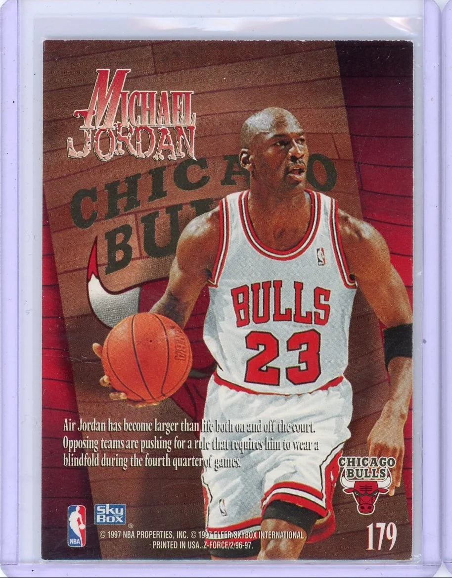 Michael Jordan 1997 SkyBox Z Force Zuperman