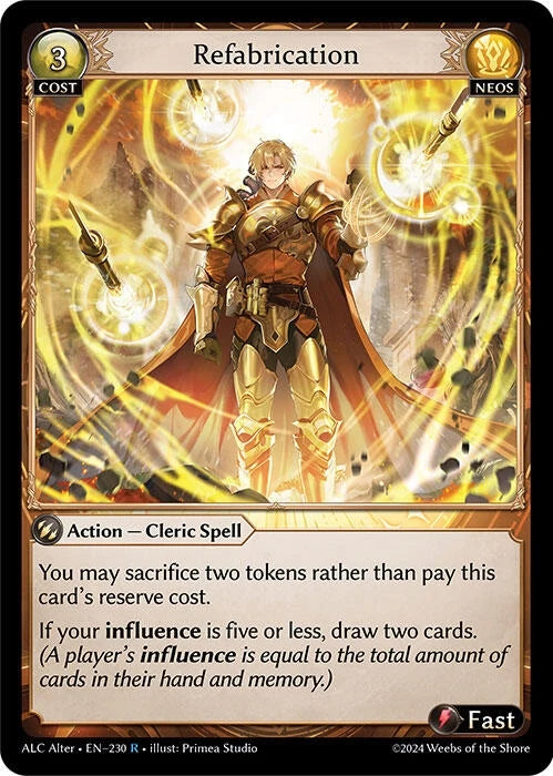 Refabrication (230) (Alchemical Revolution Alter Edition) (ALC Alter)