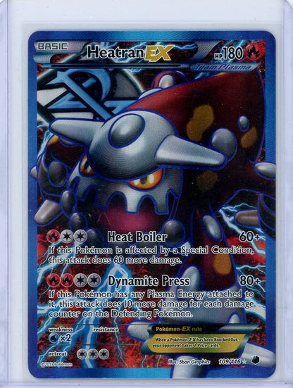 Heatran EX 2013 Pokemon Team Plasma Full-Art #109/116