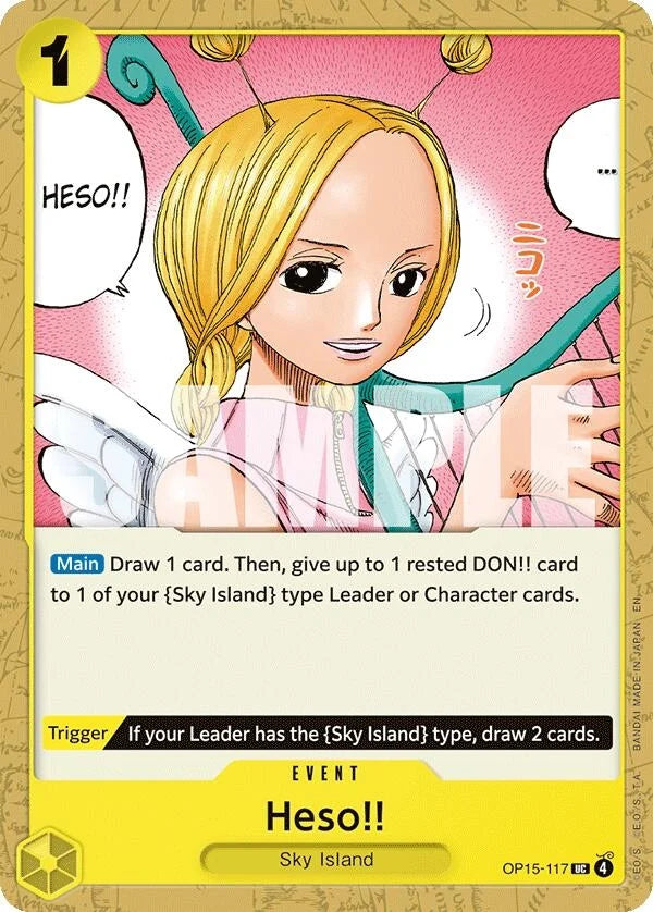 Heso!! (OP15-117) (Adventure on Kami's Island) (OP15-EB04)