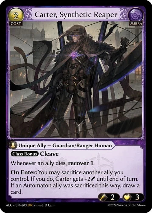 Carter, Synthetic Reaper (203) (Alchemical Revolution) (ALC)