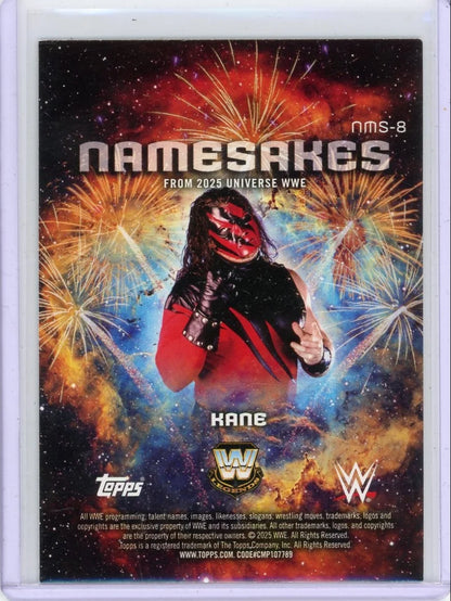 Kane 2025 Topps Universe WWE Namesakes