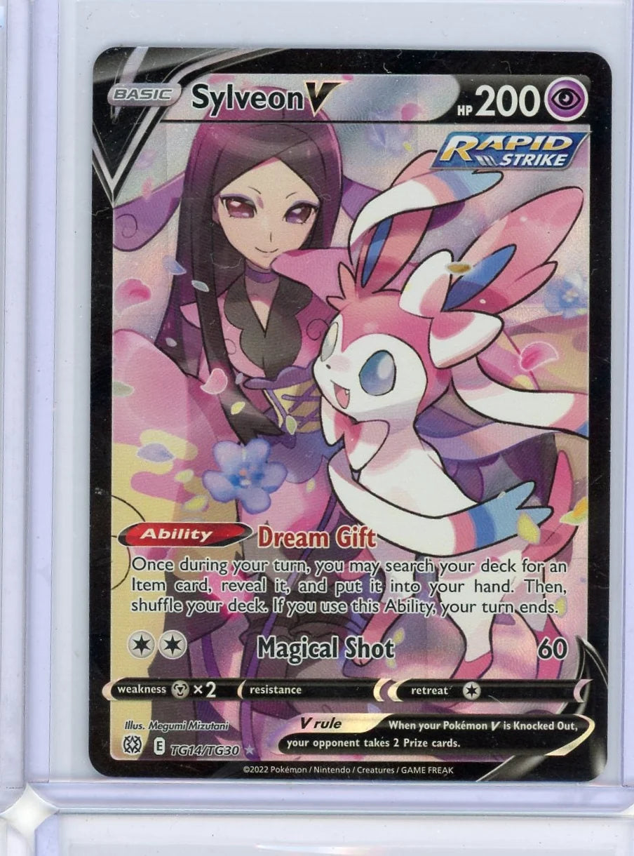 Sylveon V Pokémon Brilliant Stars Trainer Gallery Full-Art #TG14/TG30