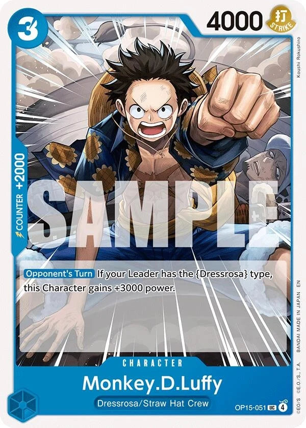 Monkey.D.Luffy (OP15-051) (OP15-051) (Adventure on Kami's Island) (OP15-EB04)