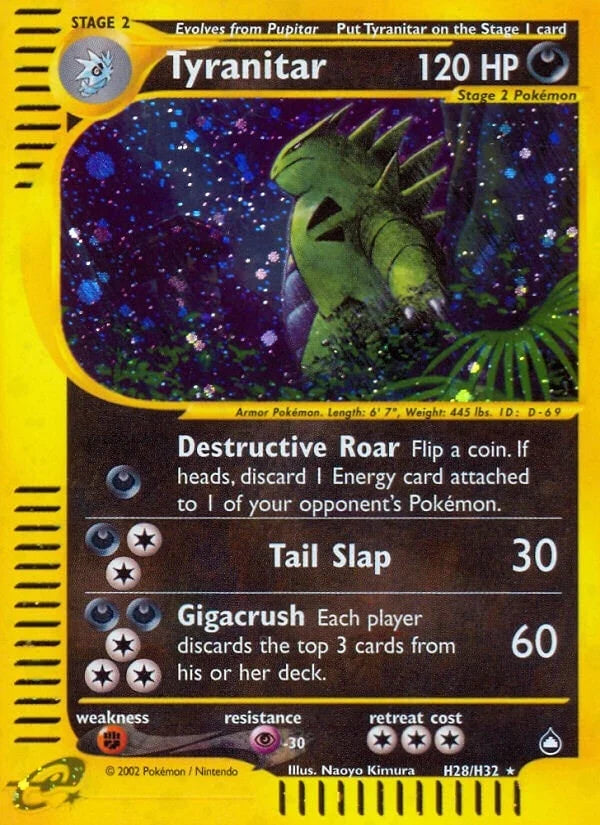 Tyranitar (H28) (H28/H32) (Aquapolis) (AQ)